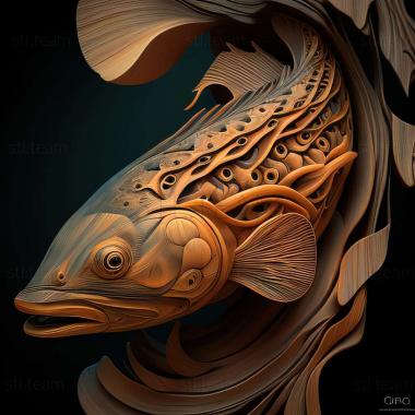 3D модель Salmo pelagonicus (STL)